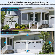 Камера відеоспостереження 4-мегапіксельна з 2 об'єктивами 2L-A2-WIFI ZD-SC04-4MP Біла, фото 4