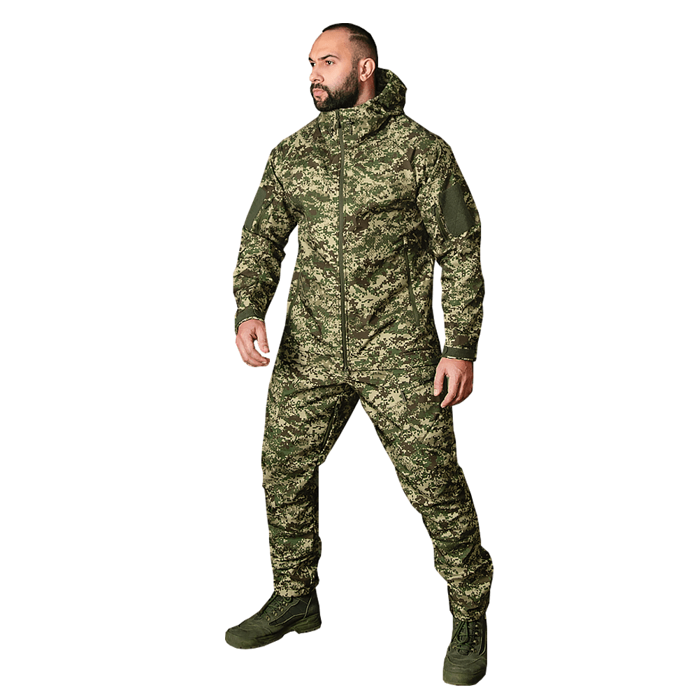 Костюм камуфляжний тактичний Stalker SoftShell Vent 2.0 Хижак НГУ, фото 1