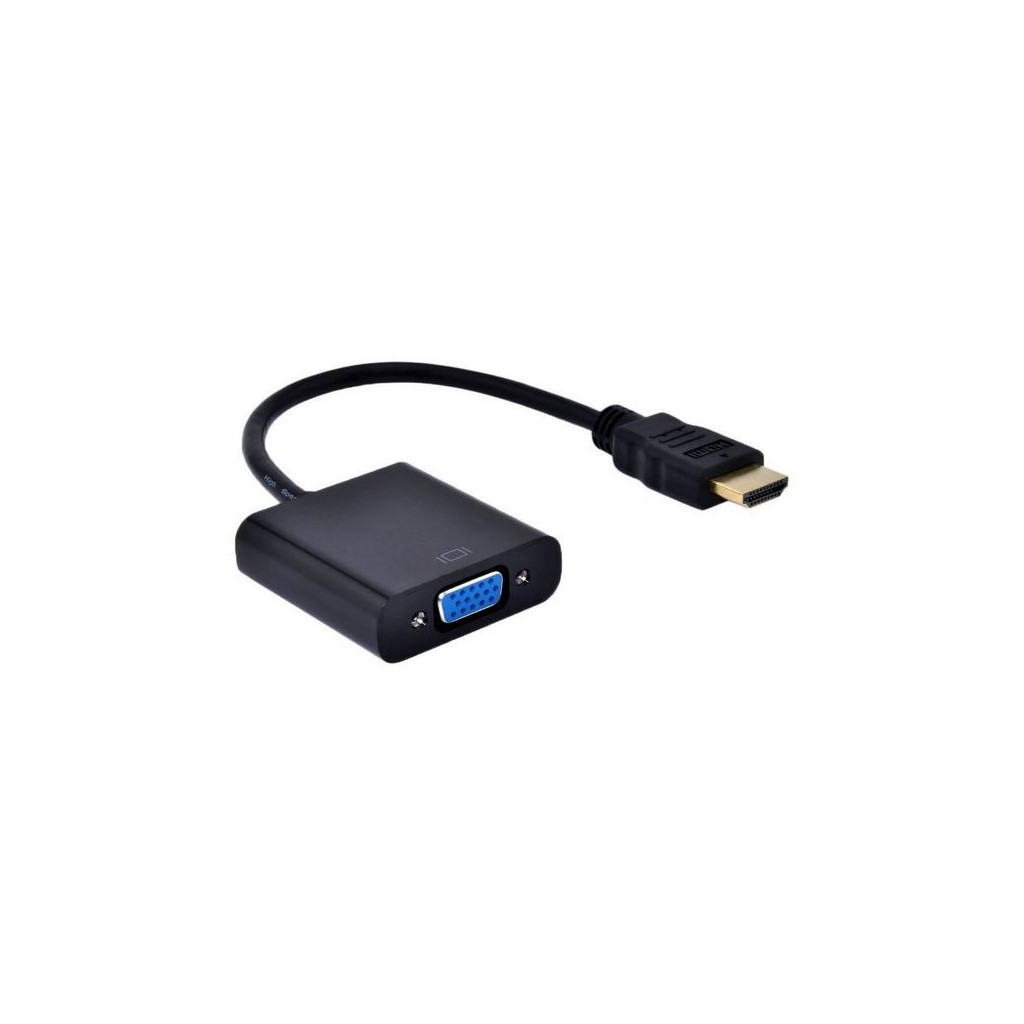 Перехідник ST-Lab HDMI male to VGA F (з кабелями аудіо та живлення)