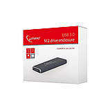 Кишенька глазурня Gembird M.2 (NGFF) USB3.0 чорний (EE2280-U, фото 6