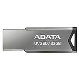 USB-накопичувач 32GB ADATA UV250 Metal Black USB 2.0, фото 4