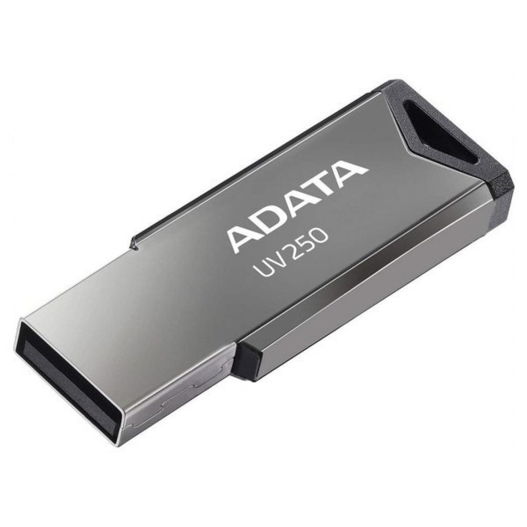 USB-накопичувач 32GB ADATA UV250 Metal Black USB 2.0, фото 1