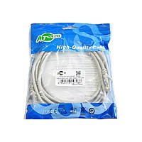 Патч-корд 2м RJ-45 CCA Atcom (4963) UTP 2 м 5е cat. Сірий