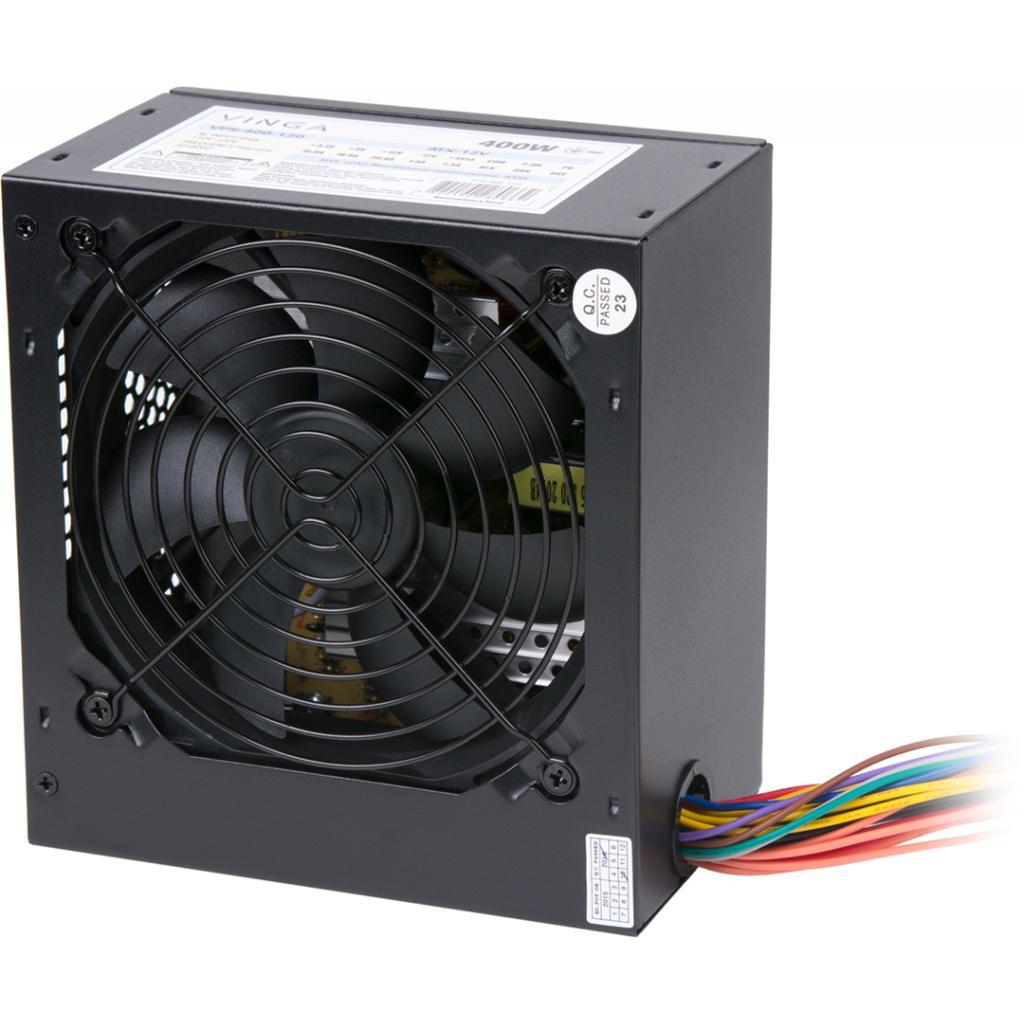 Блок живлення Vinga 400W ОЕМ (PSU-400-12 black) ATX 12V v2.