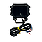 Додаткова світлодіодна LED лід міні/mini фара 20W на 2 лінзи з чіткою СТГ білий + жовте світло (2шт), фото 8