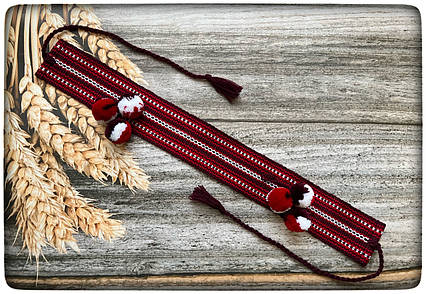 Чільце Ягідка бордово-червоне