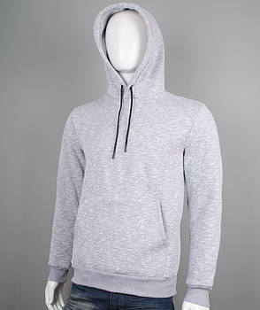 Худі тринитка Однотонна 9300с (Уп.4шт M-XXL), Св.Сірий меланж
