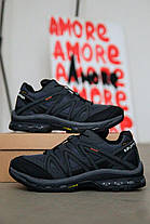 Зимові Чоловічі Кросівки Salomon XA Gore-Tex Grey Black / Саломон ХА Гор Текс Сірі з Чорним (Хутро), фото 5