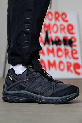 Зимові Чоловічі Кросівки Salomon XA Gore-Tex Grey Black / Саломон ХА Гор Текс Сірі з Чорним (Хутро), фото 1