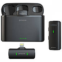Бездротовий петличний мікрофон Proove Demo Lightning Black