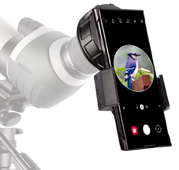Адаптер для кріплення телефона на окуляр телескопа, бінокля, монокля, підзорної труби EYSDON