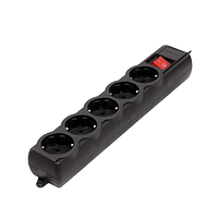 Фільтр мережевий 5 розеток 1,8 м чорний SPG5-G-6B-PRO PRO Gembird, фото 3