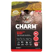 Сухий беззерновий холістик корм для котів Charm Grass-Fed Beef з яловичини відгодованої на траві 5.4кг 1001492, фото 2