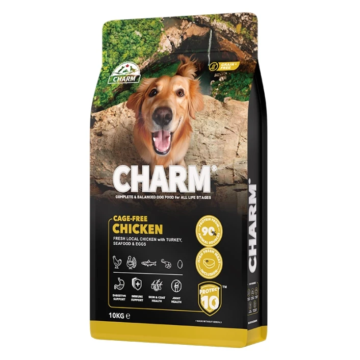 Сухий беззерновий холістик корм для собак Charm Cage-Free Chicken курка вільного вигулу 10кг (1001263), фото 1