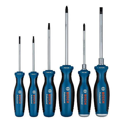 Набір викруток Bosh / Бош SL/PH/PZ/TX, 6 шт., фото 1