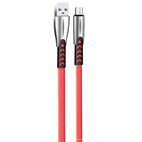 Кабель USB MicroUSB ColorWay CW-CBUM011-RD 2,4A 1м червоний, фото 1