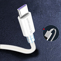 Кабель USB Type-C ColorWay CW-CBUC019-WH 5,0А 1м білий, фото 5