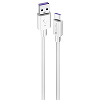 Кабель USB Type-C ColorWay CW-CBUC019-WH 5,0А 1м білий, фото 2
