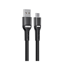 Кабель USB Type-C Havit HV-CB6217 3,0A 1м чорний, фото 2
