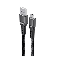 Кабель USB Type-C Havit HV-CB6217 3,0A 1м чорний, фото 4