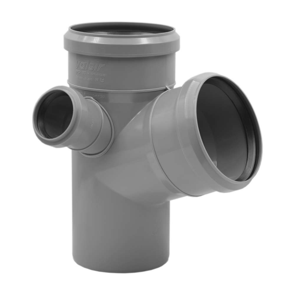 Хрестовина для каналізації VALSIR PP3 D 110/50/100x67° перехідна двоплощинна (Італія) 512003