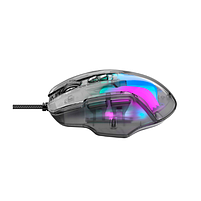 Мишка ігрова з програмованими клавішами Havit HV-MS1011SE прозорий/чорний, фото 3