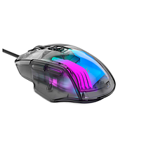 Мишка ігрова з програмованими клавішами Havit HV-MS1011SE прозорий/чорний, фото 4