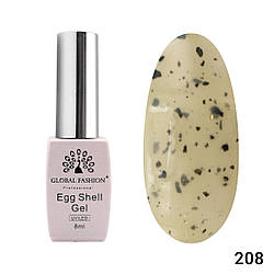 Гель-лак Global Fashion Egg Shell 208, 8 мл