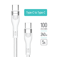 Кабель USB PD Type-C/Type-C ColorWay CW-CBPDCC065-WT 5,0А 240W 1м білий, фото 3
