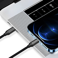 Кабель USB PD Type-C/Type-C ColorWay CW-CBPDCC062-BK Gen2 5,0А 100W 1м чорний, фото 6