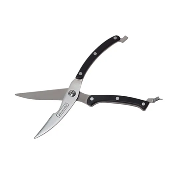 Ножиці кухонні 250мм нержавіюча сталь пластикові ABS ручки 5102 KAMILLE