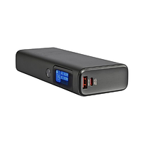 Павербанк 20000 mAh Videx VPB-323 100W PD LED дисплей чорний, фото 3