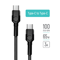 Кабель USB PD Type-C/Type-C ColorWay CW-CBPDCC047-BK 3,0A 1м чорний, фото 2