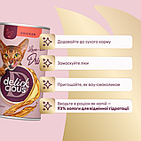 Корм додатковий Delickcious для дорослих котів Напій з куркою 140 г, фото 5