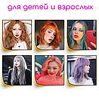 Набір крейд для фарбування волосся 12 шт Hair chalk Мілки з різнокольоровими барвниками для волосся, фото 3