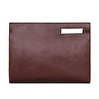 Шкіряна сумка-папка, портфоліо, органайзер, месенджер малий розмір John McDee A0011XS, фото 3