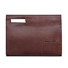 Шкіряна сумка-папка, портфоліо, органайзер, месенджер малий розмір John McDee A0011XS, фото 6