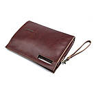 Шкіряна сумка-папка, портфоліо, органайзер, месенджер малий розмір John McDee A0011XS, фото 8