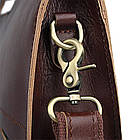 Шкіряна сумка-папка, портфоліо, органайзер, месенджер малий розмір John McDee A0011XS, фото 9