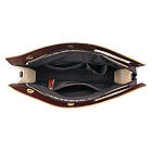 Шкіряна сумка-папка, портфоліо, органайзер, месенджер великий розмір John McDee A0011XL, фото 2