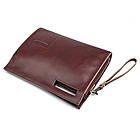 Шкіряна сумка-папка, портфоліо, органайзер, месенджер великий розмір John McDee A0011XL, фото 7