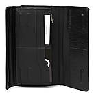 Шкіряне портмоне глянсова шкіра чорне Grande Pelle 552610, фото 5