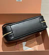 Жіноча чорна шкіряна прямокутна сумка Miu Miu Beau Міу Міу Сумка, фото 7