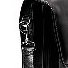 Шкіряний портфель італійський чоловічий — The Time Machine — чорний Time Resitance 5231101, фото 8