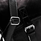 Шкіряний портфель італійський чоловічий — The Time Machine — чорний Time Resitance 5231101, фото 9