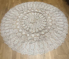 В'язана скатертина з мережива 180x360
