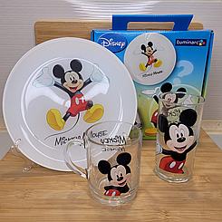 Набір для дітей Luminarc Disney Mickey Colors 3 пр. H5320