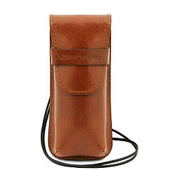 Ексклюзивний шкіряний футляр для окулярів Tuscany TL141282 (Мед)