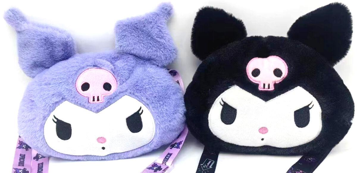 Сумочка хутряна Зайчик Kuromi, фото 1