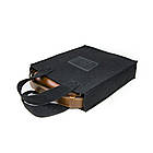 Чоловіча шкіряна сумка через плече місткий месенджер із натуральної шкіри коньячна 23,5*16*5 см, фото 5